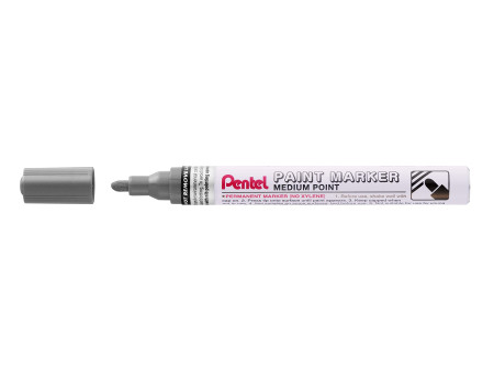 PentelArts Marqueur peinture MMP10, 2,5 mm, noir métallisé