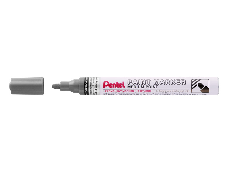 PentelArts Marqueur peinture MMP10, 2,5 mm, noir métallisé