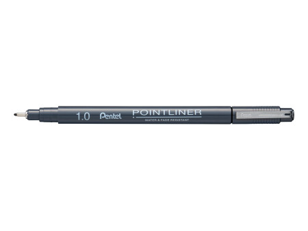 PentelArts Feutre technique permanent Pointliner, noir