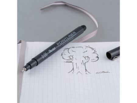 Pentel Feutre technique permanent Pointliner, set de 14