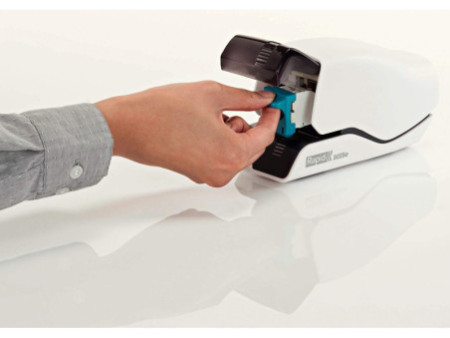 Rapid Agrafeuse électrique Supreme 5025e, blanc/gris