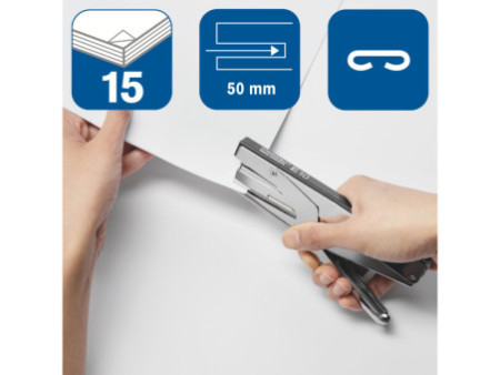 Rapid Agrafeuse Economy E10, capacité: 15 feuilles