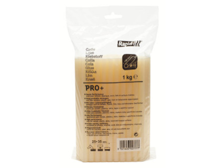 Rapid Cartouche de colle D12, jaune, 1 kg