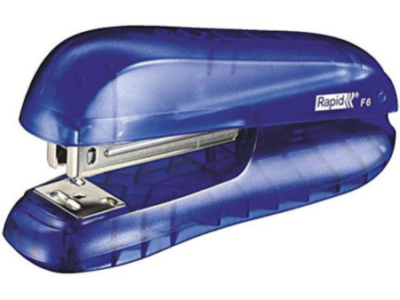 Rapid Agrafeuse F6, capacité d'agrafage: 20 feuilles, bleu