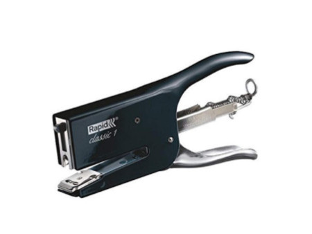 Rapid Pince agrafeuse Classic K1 Retro Magic Black, noir