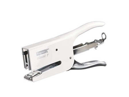 Rapid Pince agrafeuse Classic K1 Retro Coconut Kiss, blanc