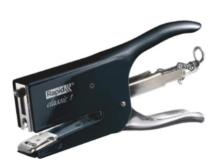 Rapid Pince agrafeuse Classic K1 Retro Magic Black, noir