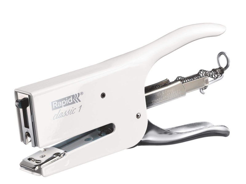 Rapid Pince agrafeuse Classic K1 Retro Coconut Kiss, blanc