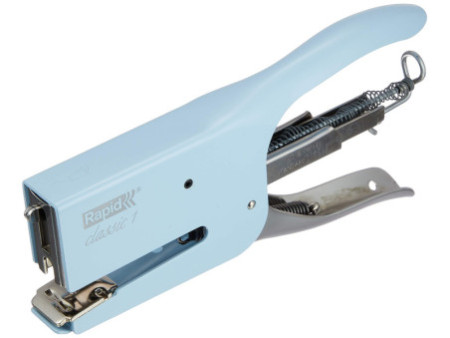 Rapid Pince agrafeuse Classic K1 Retro Fondant Blue, bleu