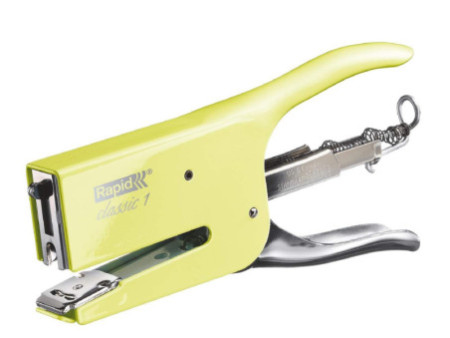 Rapid Pince agrafeuse Classic K1 Retro Mellow Jellow, jaune