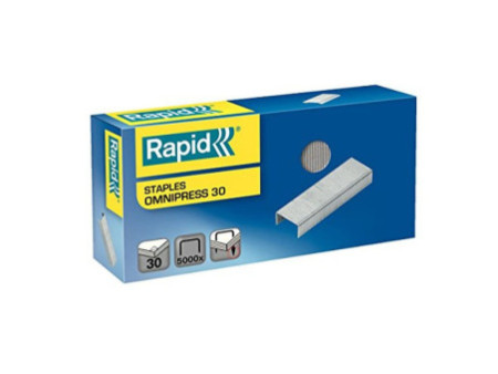 Rapid Agrafes Omnipress 30, zingué
