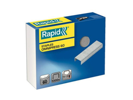 Rapid Agrafes Omnipress 60, galvanisé