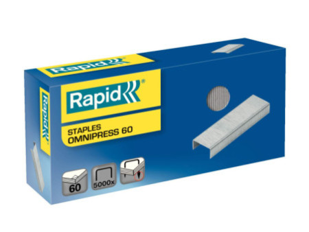 Rapid Agrafes Omnipress 60, galvanisé
