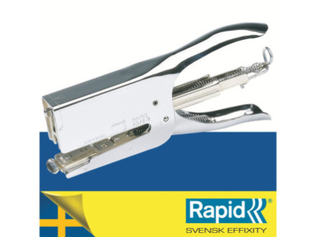 Rapid Pince agrafeuse K1 Textile, chromé, pour le textile