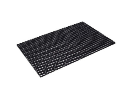 miltex Tapis caillebotis en caoutchouc Scriper, noir