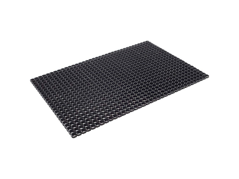 miltex Tapis caillebotis en caoutchouc Scriper, noir