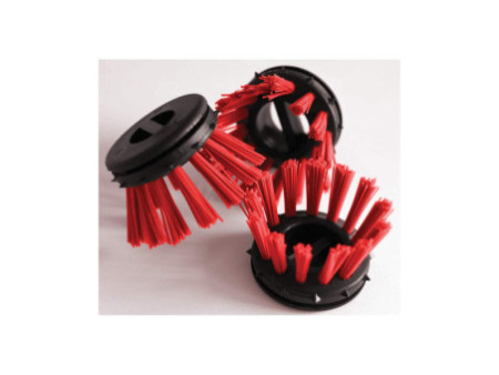miltex Brosses de nettoyage pour tapis en caoutchouc, rouge