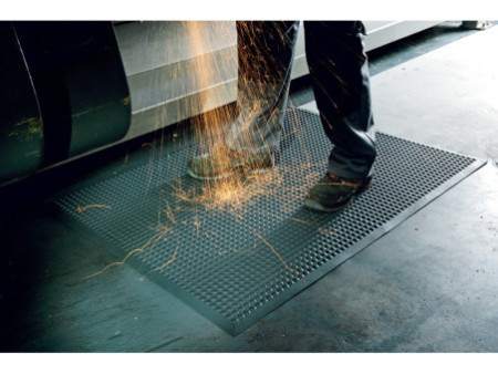 miltex Tapis poste de travail Yoga Ergo Fire, 650 x 950 mm