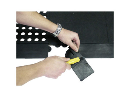 miltex Bordure Yoga Octa Oil, 965 x 65 mm, noire, mâle