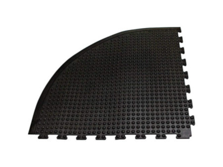 miltex Tapis de travail Yoga Dome Basic, 900 x 900 mm, noir