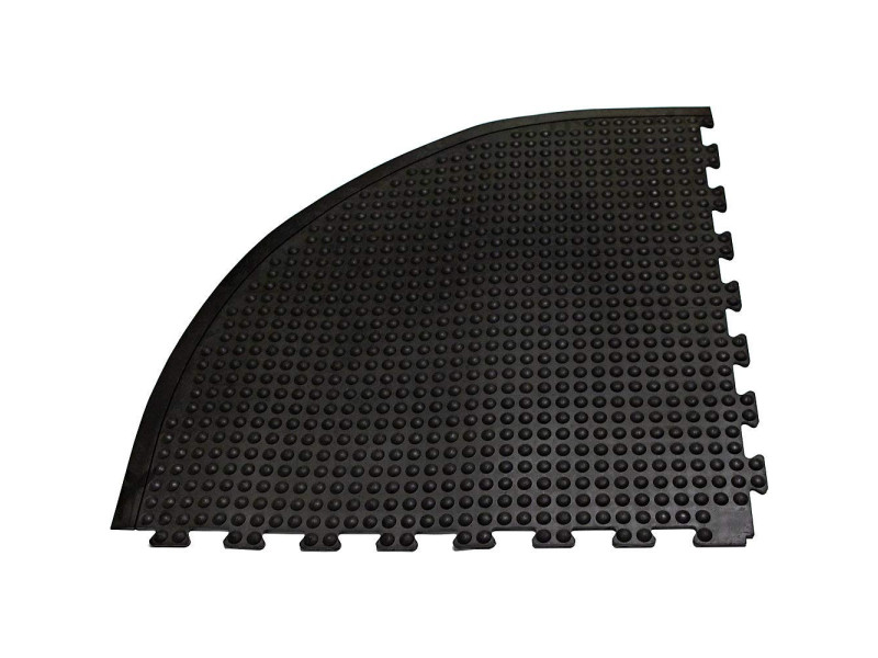 miltex Tapis de travail Yoga Dome Basic, 900 x 900 mm, noir