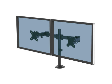 Fellowes Bras support pour écran double Reflex, noir
