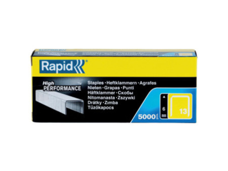 Rapid Agrafes 13/6, zingué, grand paquet