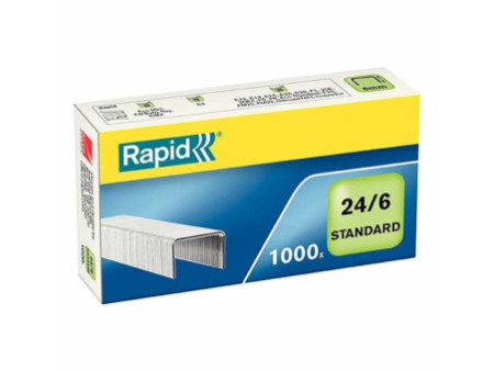 Rapid Agrafes Standard 24/6, galvanisé
