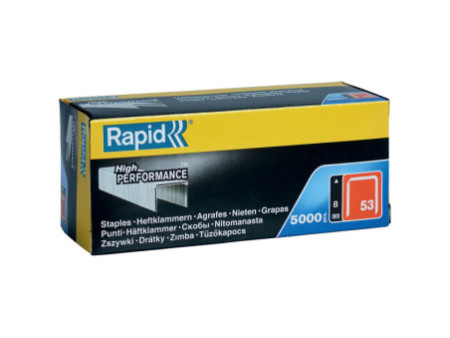Rapid Agrafes 53/8, zingué