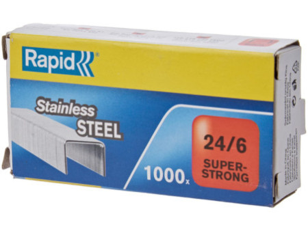 Rapid Agrafes Super Strong 24/6, galvanisé