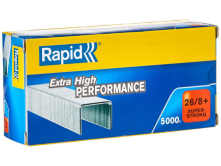 Rapid Agrafes Super Strong 26/8+, galvanisé