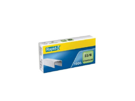 Rapid Agrafes standard 23/6, galvanisé