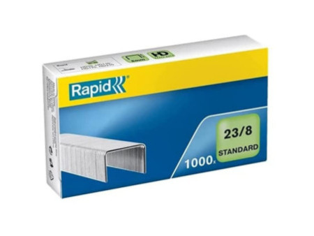 Rapid Agrafes Standard 23/8, galvanisé