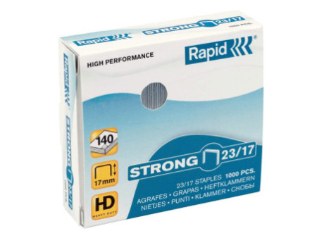 Rapid Agrafes Strong 23/17, galvanisé