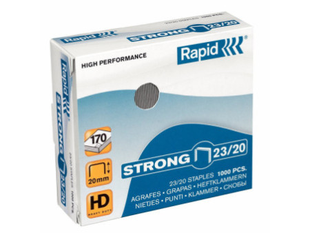 Rapid Agrafes Strong 23/20, galvanisé