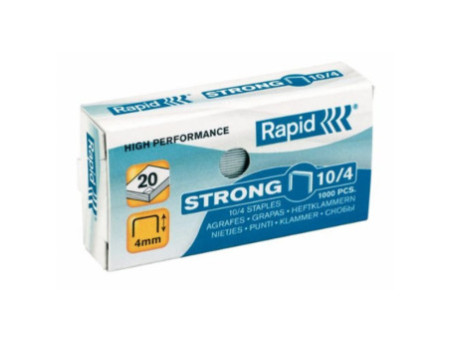Rapid Agrafes Strong 10/4, galvanisé
