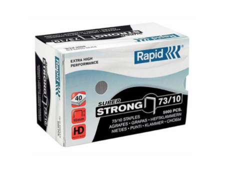 Rapid Agrafes Super Strong 73/10, galvanisé