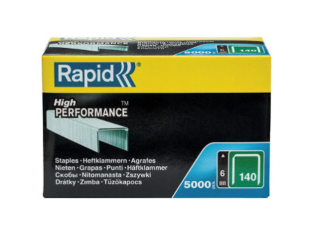 Rapid Agrafes 140/6, contenu: 5.000 pièces, zingué