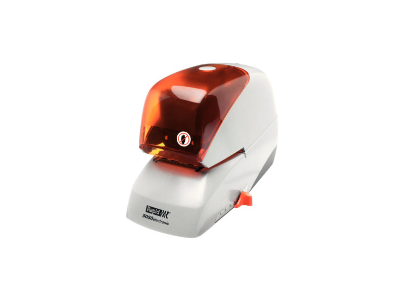 Rapid Agrafeuse électrique Supreme 5050e, argent/orange