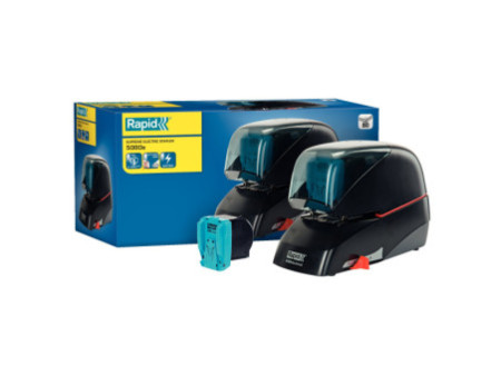 Rapid Agrafeuse electrique Supreme 5080e, noir
