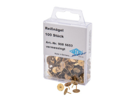 WEDO Punaises, laiton, diamètre: 10 mm