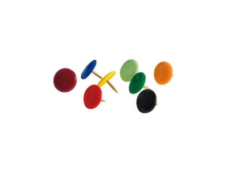 WEDO Punaises, revêtement en pastique, multicolore