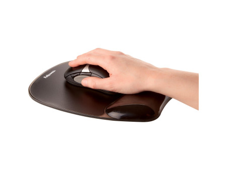 Fellowes Repose-poignet avec tapis de souris Crystal Gel