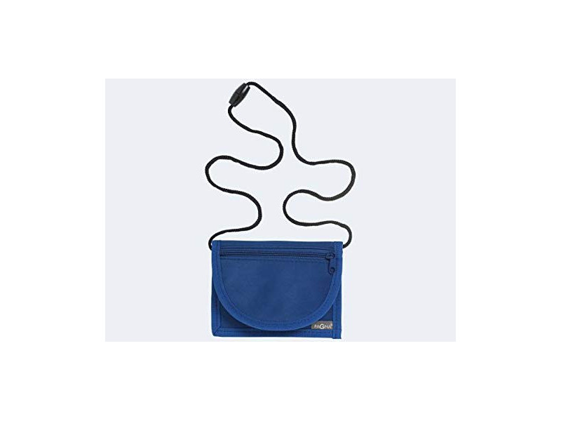 PAGNA Pochette tour de cou, nylon, bleu