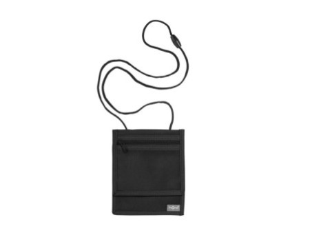 PAGNA Pochette tour de cou XL, nylon, noir