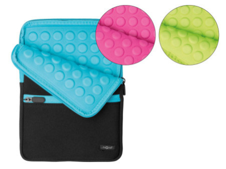 PAGNA Housse 'Go' pour PC-tablette, noir / bleu azur