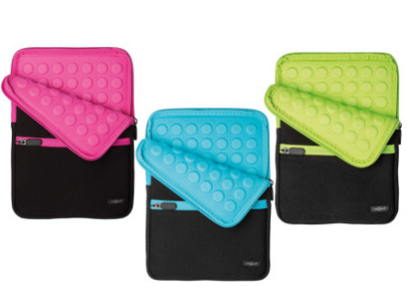 PAGNA Housse 'Go' pour PC-tablette, noir / bleu azur