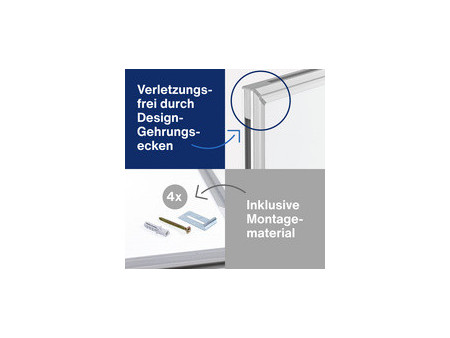 magnetoplan tableau blanc CC, (L)2.200 x (H)1.200 mm