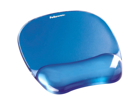 Fellowes Repose-poignet avec tapis de souris Crystal Gel