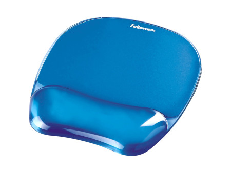Fellowes Repose-poignet avec tapis de souris Crystal Gel